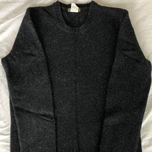 Dark Gray J. Crew 100% Wool Sweater